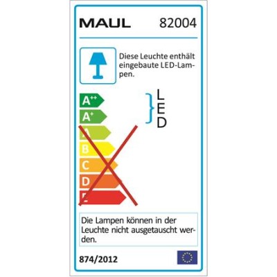 Asztali lámpa, LED MAUL "Arc", fekete