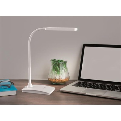 Asztali lámpa, LED, szabályozható, MAUL "Pearly colour vario", fehér