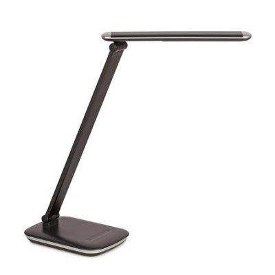 Asztali lámpa, LED, szabályozható, USB, MAUL "Jazzy", fekete