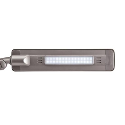 Asztali lámpa, LED, szabályozható, USB, MAUL "Pure", szürke