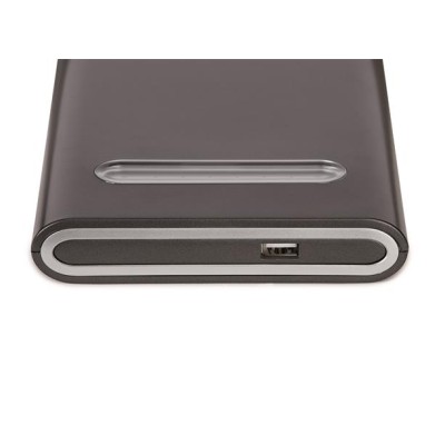 Asztali lámpa, LED, szabályozható, USB, MAUL "Pure", szürke