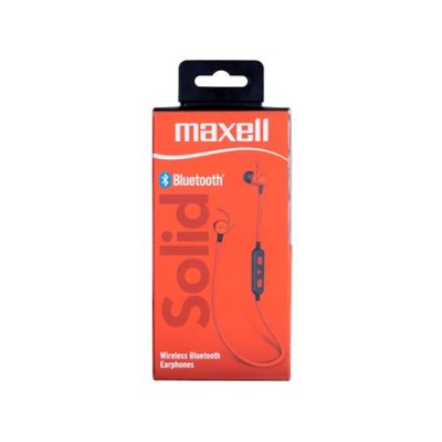 Fülhallgató, vezeték nélküli, Bluetooth 5.1, mikrofonnal, MAXELL "Solid", piros