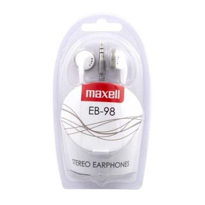 Fülhallgató, MAXELL "Ear Buds 98", fehér