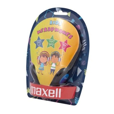 Fejhallgató, gyerek méret, vezetékes, MAXELL "Kids", kék