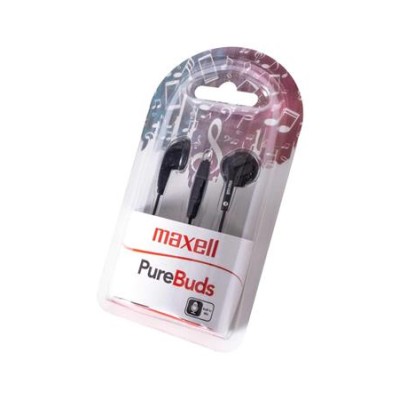 Fülhallgató, mikrofonnal, MAXELL "PureBuds", fekete