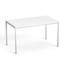 Általános asztal fémlábbal, 75x130 cm, MAYAH "Freedom SV-38", fehér
