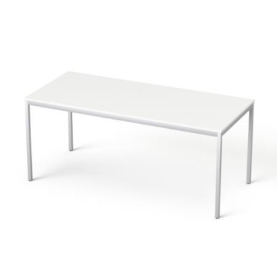 Általános asztal fémlábbal, 75x170 cm, MAYAH "Freedom SV-40", fehér