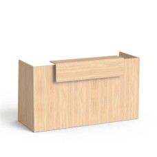 Recepciós asztal, 190x64,5 cm, MAYAH "Freedom SV-92",  tölgy
