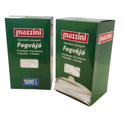 Fogvájó, egyesével csomagolt, 1000 db, MAZZINI