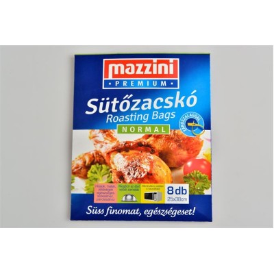 Sütőzacskó, normál, 8 db, 25x38 cm, MAZZINI "Premium"
