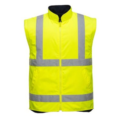 Munkavédelmi kabát, kéttónusú, 5 az 1-ben, XL méret "Essential", sárga-tengerészkék