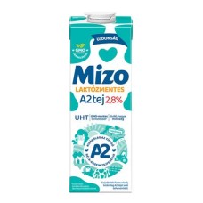 Tartós tej, dobozos, A2, laktózmentes, 2,8%, 1 l, MIZO