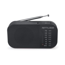 Rádió, hordozható, MUSE, "M-025R", fekete