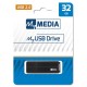 Pendrive, 32GB, USB 2.0, MYMEDIA (by VERBATIM)