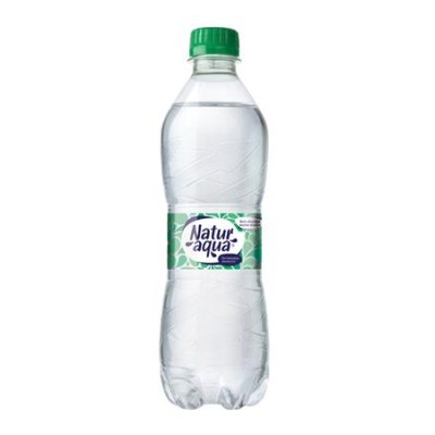 Ásványvíz, enyhe, NATUR AQUA, 0,5 l