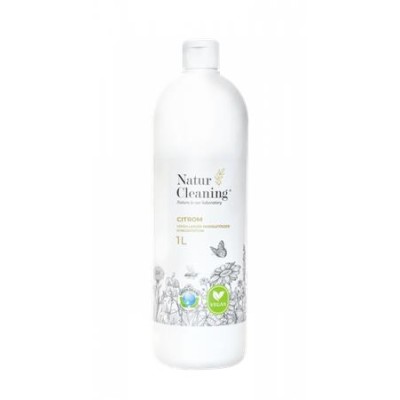 Mosogatószer koncentrátum, 1 l, NATURCLEANING, citrom