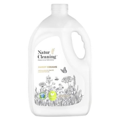 Öblítő koncentrátum, hipoallergén, 4 l, NATURCLEANING "Sweet Dreams"