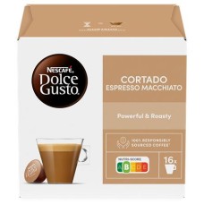 Kávékapszula, 16 db, NESCAFÉ DOLCE GUSTO "Cortado Espresso Macchiato "
