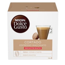 Kávékapszula, 16 db, NESCAFÉ DOLCE GUSTO "Cortado", koffeinmentes