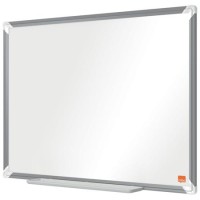 Fehértábla, zománcozott, mágneses, 60x45 cm, alumínium keret, Ecolabel, NOBO "Premium Plus"