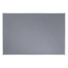 Üzenőtábla, alumínium keret, 180x120 cm, NOBO "Essentials", szürke