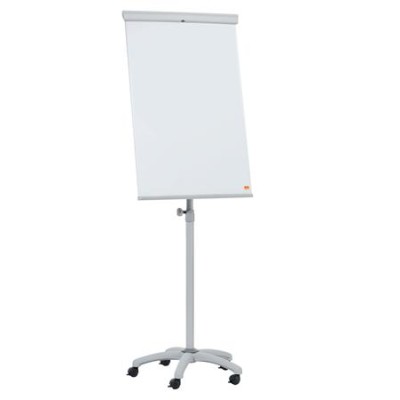 Flipchart tábla, mobil,  mágneses felület, NOBO "Essentials", fehér