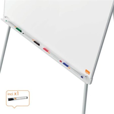 Flipchart tábla, mágneses felület, 70x100 cm, EcoLabel, NOBO "Premium Plus", fehér