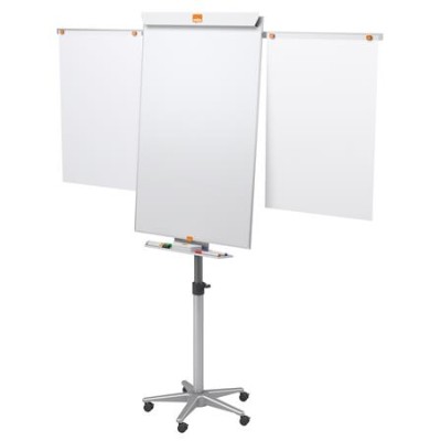 Flipchart tábla, mobil, mágneses felület, 2 db segédkarral, NOBO