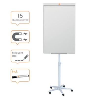 Flipchart tábla, mobil, mágneses felület, NOBO "Impression Pro", fehér Flipchart tábla, mobil, mágneses felület, NOBO "Impression Pro", fehér