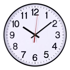 Falióra, 30 cm, OFFICE PRODUCTS, fekete keret