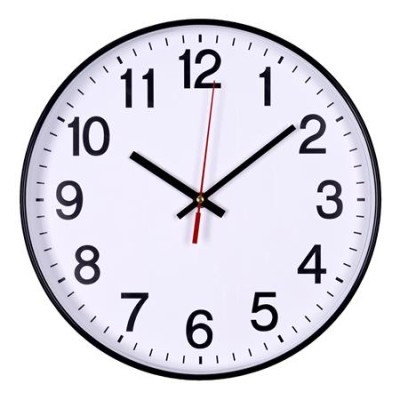 Falióra, 30 cm, OFFICE PRODUCTS, fekete keret
