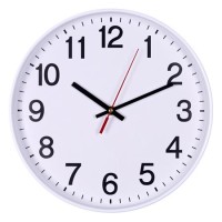 Falióra, 30 cm, OFFICE PRODUCTS, fehér keret