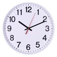 Falióra, 34 cm, OFFICE PRODUCTS, fehér keret