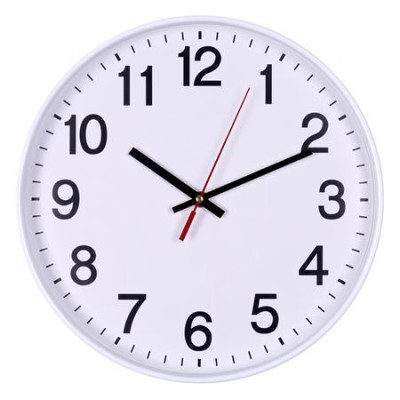 Falióra, 34 cm, OFFICE PRODUCTS, fehér keret