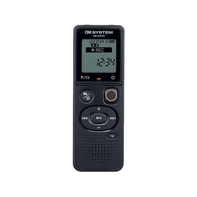 Diktafon, digitális, 4 GB memória, OM SYSTEM "VN-541PC", fekete