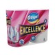 Háztartási papírtörlő, 3 rétegű, 2 tekercses, OOOPS "Excellence"