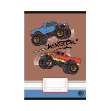Füzet, tűzött, A5, vonalas, 32 lap, 1. osztály, OPTISCHOOL, "14-32", "Truck"