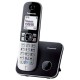 Telefon, vezeték nélküli, PANASONIC "KX-TG6811PDB", fekete