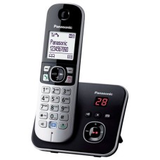 Telefon, vezeték nélküli, üzenetrögzítő, PANASONIC "KX-TG6821PDB", fekete