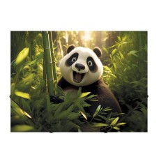 Gumis mappa, 15 mm, PP, A4, PANTA PLAST "Panda"
