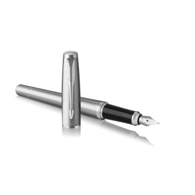 Töltőtoll, ezüst színű klip, rozsdamentes csiszolt tolltest, PARKER "Royal Urban Twist" Töltőtoll, ezüst színű klip, rozsdamentes csiszolt tolltest, PARKER "Royal Urban Twist"
