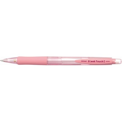 Nyomósirón, 0,5 mm, rózsaszín tolltest, PENAC "SleekTouch"