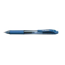 Zseléstoll, 0,35 mm, nyomógombos, PENTEL "EnerGelX BL107", kék