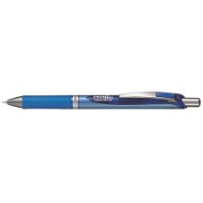 Zseléstoll, 0,25 mm, nyomógombos, PENTEL "EnerGel BLN75", kék