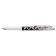 Zseléstoll, 0,25 mm, nyomógombos, PENTEL "EnerGel BLN75 Kiriko, Shippou", kék