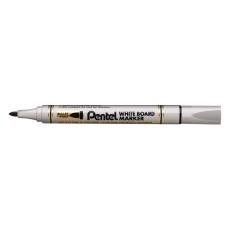 Táblamarker, 2 mm, kúpos hegy, PENTEL, fekete