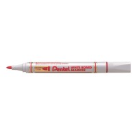 Táblamarker, 2 mm, kúpos hegy, PENTEL, piros
