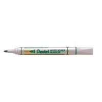 Táblamarker, 2 mm, kúpos hegy, PENTEL, zöld
