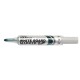Táblamarker, 2,5 mm, kúpos, PENTEL "Maxiflo MWL5M", zöld