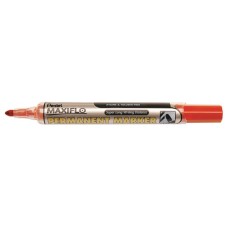 Alkoholos marker, 1,5 mm, kúpos, PENTEL "Maxiflo NFL50", piros